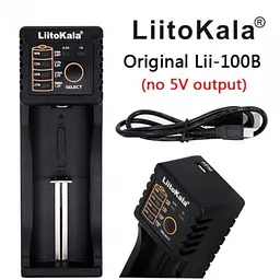 Універсальний зарядний пристрій одноканальний LiitoKala Lii-100B 1xААА/ АА/ 14500/ 16340/ 18650 - мініатюра 2