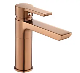 Змішувач для умивальника Rea Argus низький brushed copper REA-B3005