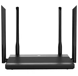 Роутер Netis N3, чорний, AC1200 (2.4GHz до 300 Mbps, 5GHz до 867 Mbps), 4xGLan, 4 зовнішні незнімні антени