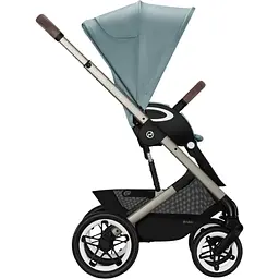 Коляска Talos S Lux TPE Sky Blue з бампером блакитна (522002597) - мініатюра 4