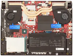 Вентилятор Asus 5V кулер для моделей ноутбука ROG Strix G15 G512, G531, G731, GL531, GL731, PX512, FX531, PX531, PX731 (CPU Fan) 13NR01L0T01111 Asus, 5V, 4pin - мініатюра 3