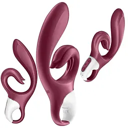 Вібратор-кролик Satisfyer Love Me 22 см бордовий - мініатюра 5