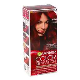 Фарба для волосся Garnier Color Sensation відтінок 6.60 інтенсивний рубіновий 110 мл (C6544201) - мініатюра 4