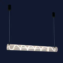 Світильник підвісний LED Levistella 79112285 led (1000) BK, 40W, 4500K, пластик, для вітальні - мініатюра 3