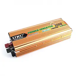 Автоінвертор 12 V-220 V перетворювач напруги 2000 W UKC SSK AC/DC (BS2288)