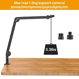 Штатив-тримач Ulanzi Vijim Multifunction Desk Setup Stand UV-2873 LS25 Black - мініатюра 4