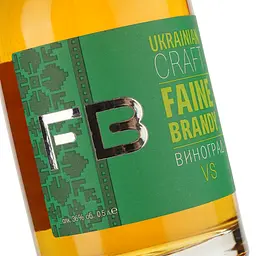 Бренді Faine Brandy Виноград VS 36% 0.5 л - мініатюра 3