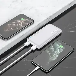 Портативний Акумулятор Power Bank Hoco J82 Easylink 10000 mAh Чорний - мініатюра 2