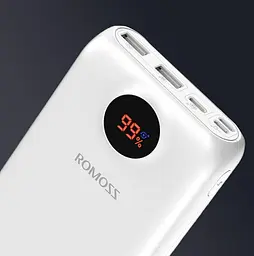 Портативна батарея Romoss 30000mAh 22.5W PSw30PF Біла - мініатюра 4