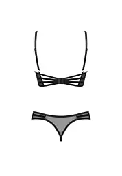 Комплект еротичної білизни Obsessive Roxelia XS/S чорний - мініатюра 6