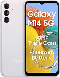 Смартфон Samsung Galaxy M14 4/128GB Silver SM-M146B DSN 5G