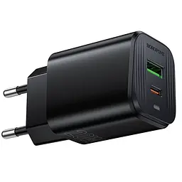 МЗП Borofone BAS83A Star PD20W+QC3.0 (1USB-A/1C) Black - мініатюра 3
