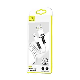 Кабель Usams US-SJ435 USB - Micro USB (M/M), 1 м, Білий (SJ435USB01)