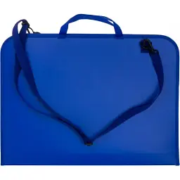 Портфель CoolForSchool CF30005 A3 пластик на блискавці синій(20)