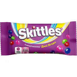 Упаковка драже Skittles Дикі Ягоди 38 г x 14 шт - мініатюра 2