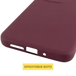 Чохол TPU GETMAN Liquid Silk Full Camera для Xiaomi Redmi 15 4G (Global) / 5G Бордовий / Marsala - мініатюра 5