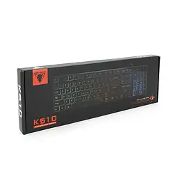 Клавіатура з підсвічуванням USB Jedel K510, довжина кабелю 170 см, (Eng), (483х188х35 мм) Black, 104к, Q20 - мініатюра 2