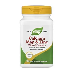 Кальцій, магній і цинк, Calcium-Magnesium-Zinc - 100 caps
