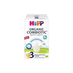 Дитяча суміш HiPP молочна Organic Combiotic 3 з пробіотиками L.fermentum, пребіотиками GOS, Метафоліном для дітей (9062300138785)