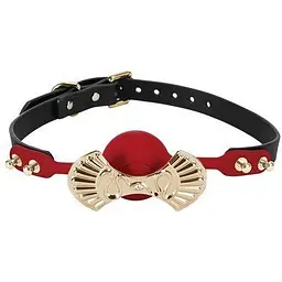 Роскошный кляп Zalo Silicone Ball Gag Red, красный
