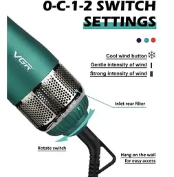 Фен VGR V-493 Dark Green - мініатюра 4