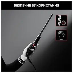 Плойка Rowenta x Karl Lagerfeld Curls Forever, чорна (CF311LF0) - мініатюра 8