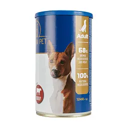Вологий корм для собак Premium Pet шматочки в соусі з телятиною 1.24 кг