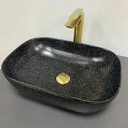 Умивальник VBI Ravenna space black matt накладний VBI-011221, Чорний матовий