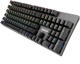 Клавіатура REAL-EL M 13 RGB Grey (EL123100045)