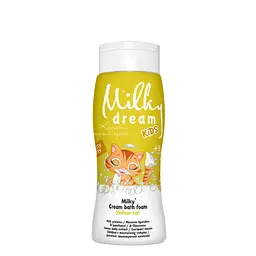 Дитяча крем-піна для ванни Milky Dream Жовта Кішечка 300 мл