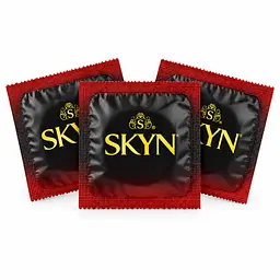 Презервативи SKYN Intense Feel 3 шт поштучно, безлатексні з поліізопрену, рельєфні 54 мм