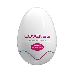 Мастурбатор Lovense Kraken masturbator egg, 6.2 см (білий)