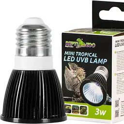 Лампа Repti-Zoo LED UVB 5.0 Tropical 3W (LEDU03T) для тропічного тераріуму - мініатюра 1