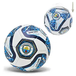 Футбольний м'яч Manchester City №5, поліуретан (PU), 32 панелі (FP105)