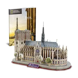 Пазл Cubic Fun Тривимірний пазл National geographic Нотр-Дам-де-Парі (DS0986h) - мініатюра 6