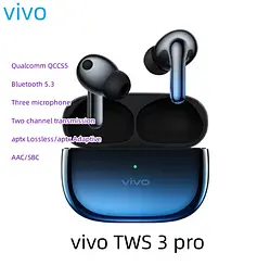 TWS-навушники VIVO TWS 3 Pro blue - мініатюра 4