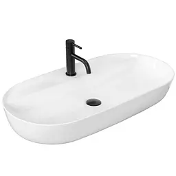 Умивальник Rea Aura 81x41 white (REA-U2541), Глянцева
