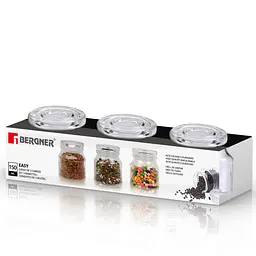 Набір ємностей для зберігання спецій Bergner Easy 3 шт (BG-20510) - мініатюра 2