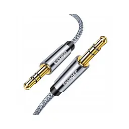Кабель мультимедійний 3.5mm M to 3.5mm M 5.0m gray Essager (EYP35-DYD0G) - мініатюра 3