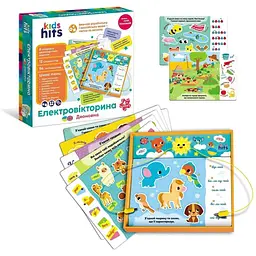 Навчальна гра Kids Hits Електровікторина Двомовна KH55/002 Різнокольоровий