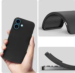 Силіконовий чохол BeCover для Apple iPhone 16 Plus Black (712276) - мініатюра 2