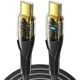 Кабель Essager USB Type-C to Type-C 100W швидка зарядка 20V 5A 1.2 м