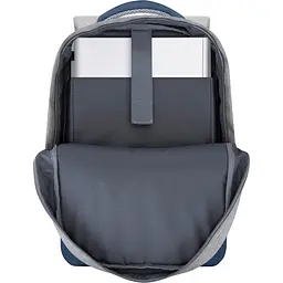 Рюкзак RivaCase 7562 Grey/Dark blue - мініатюра 12
