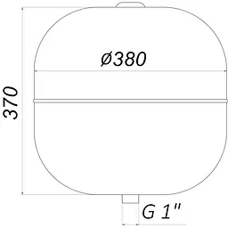 Гідроакумулятор з фіксованою мембраною 35л Zilmet Hydro-Pro 10bar (11A0003500) - мініатюра 4