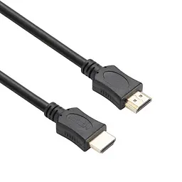 Кабель Prologix HDMI - HDMI V 1.4 (M/M), 0.5 м, 4K, Чорний (PR-HDMI-HDMI-CCS -01-30-05m)