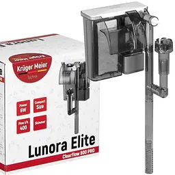 Каскадний фільтр Kruger Meier Lunora Elite 800 зі скіммером для акваріумів 35-70 літрів - мініатюра 2