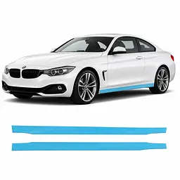 Антигравійна захисна бронеплівка за лекалами для BMW 4 Series F32 2013-2020 - нижня зона кузова та пороги