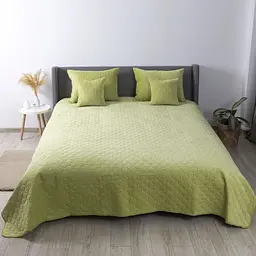 Покривало ТЕП Velour салатове ромб прямий 240 x 260 см (4-00518_21935) - мініатюра 6