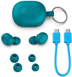 Навушники Jlab TWS JBuds Mini TWS Aqua (IEUEBJBMINIRAQUA124) - мініатюра 5