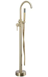 Змішувач для ванни Rea Lungo підлоговий brushed gold REA-B7498